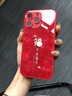葵也適用蘋果16promax手機殼防摔iPhone15pro玻璃新年款紅色14硬殼女 金屬漆鏡頭福龍平安喜樂可樂紅 iPhone15ProMax 曬單實拍圖