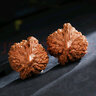月印百川 核桃文玩滿天星古玩麻核桃手把件禮物約40-41mm+盤玩禮包 曬單實拍圖