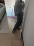謎秀假兩件開(kāi)衫仿水貂絨毛衣女2025冬季新款翻領(lǐng)撞色短款加厚毛衫 灰粉色 L 曬單實(shí)拍圖