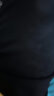 杉努裤子男士夏款春秋季潮流冰丝直筒宽松阔腿休闲裤港风九分小西男裤 K21-黑色（冰丝款） 2XL（建议140-155斤） 实拍图
