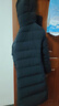 坦博爾鵝絨服女中長(cháng)款連帽收腰加厚保暖黑金羽絨服550790D 能量黑 170  曬單實(shí)拍圖
