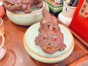 指間陶藝 精品宜興紫砂茶寵 創(chuàng)意名家手工貔貅 描金茶玩擺件可養(yǎng) 招財(cái)進(jìn)寶描金貔貅  小號(hào)  名家戈家俊作品 曬單實(shí)拍圖