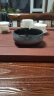 TaTanice 烟灰缸 家用客厅陶瓷烟灰缸创意办公室烟缸摆件 水墨大号 实拍图