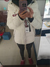 拉夏貝爾短款羽絨服男女同款2024冬季新款連帽時(shí)尚百搭保暖外套女 白色短款 M 【建議115-130斤】 曬單實(shí)拍圖