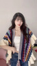 Charm Kendo官網(wǎng)披肩女2025新款針織斗篷旅行云南民族生日禮物送女友老婆 藍(lán)色送女朋友實(shí)用老婆 曬單實(shí)拍圖