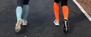 匹克成人加厚速干足球袜长筒训练压力袜护腿压缩袜09橙 实拍图