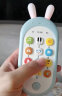贝恩施儿童玩具手机婴儿宝宝趣味电话男女孩双语音乐玩具YZ19蓝色 实拍图