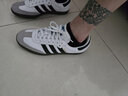 adidas Originals阿迪三葉草2023中性SAMBA OG三葉草系列休閑鞋 B75806 40.5 曬單實(shí)拍圖