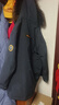 康博極寒加厚羽絨服男中長(cháng)款貉子大毛領(lǐng)保暖鵝絨服冬季外套 寶藍 XL  曬單實(shí)拍圖