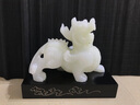 莫尼森  MOREISAN天然玉石貔貅擺件一對(duì)客廳玄關(guān)辦公室桌面裝飾開業(yè)大吉擺件禮物品 貔貅左邊款(長27厘米*高23厘米) 曬單實(shí)拍圖