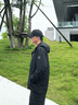 波司登（BOSIDENG）戶外軟殼男連帽防風防潑水散熱露營溯溪登山山系旅行防護功能外套 黑色8056-經(jīng)典極簡風 M 175/96A 曬單實拍圖