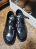 馬丁（DR.MARTENS）Adrian YS早秋一腳蹬黃車線光面皮黑色樂福皮鞋 黑色 41 曬單實(shí)拍圖