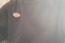dickies春夏logo貼布繡休閑美式圓領(lǐng)毛圈衛(wèi)衣寬松男女情侶裝 黑色 M 曬單實拍圖