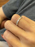 周大福PerfectLove情約系列婚嫁鉑金鑲鉆石戒指對戒(一枚)求婚NA1457 9號 曬單實拍圖