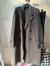 威可多（VICUTU）航海家商務(wù)通勤男中長(cháng)款大衣雙面呢內膽正裝外套隕石灰175/92A 曬單實(shí)拍圖