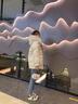 依伊純羽絨服女短款2024冬季新款韓版寬松時(shí)尚白鴨絨小個(gè)子加厚保暖外套 米白【帶米白毛領(lǐng)】 M (105-120斤左右) 曬單實(shí)拍圖