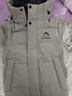 鴨鴨（YAYA）【王一博同款】羽絨服男女2024冬季新款長(cháng)款過(guò)膝加厚保暖女士外套 燕麥色  【現貨速發(fā)】 S 曬單實(shí)拍圖