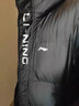 李寧（LI-NING）羽絨服女中長(cháng)款冬季加厚保暖連帽過(guò)膝長(cháng)款東北戶(hù)外運動(dòng)大衣女外套 黑色【連帽-加厚款】 XXL/185 曬單實(shí)拍圖