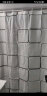 晟旎尚品 浴帘杆套装 免打孔干湿分离浴帘布不锈钢伸缩杆晾衣杆1.4-2.6M 实拍图