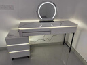 久耀2025新款帶燈實(shí)木梳妝臺主臥高檔化妝臺簡(jiǎn)約現代小戶(hù)型臥室化妝桌 80cm白色桌+柜+鏡+鳥(niǎo)巢凳 3斗柜-全實(shí)木-帶氛圍燈-送貨入 曬單實(shí)拍圖