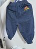 齊齊熊（ciciibear）[防褪色]男童牛仔褲春季兒童褲子束腳新款男寶寶休閑褲 月蝕藍 90 曬單實(shí)拍圖