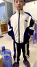 G.DUCKKIDS男童套裝春秋裝2024新款洋氣男寶寶春裝帥衣服兒童春秋款網(wǎng)紅童裝 藏青色H-3套裝 120碼(建議身高115公分左右) 曬單實(shí)拍圖