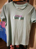 特步T恤短袖女夏季薄款彈力速干寬松正肩顯瘦半袖簡(jiǎn)約上衣運動(dòng)裝體t恤 薄荷綠（冰絲彈力） M /165 曬單實(shí)拍圖