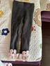 戴維貝拉兒童褲子2023秋冬女童針織褲加絨毛線(xiàn)打底褲外穿長(cháng)褲 曬單實(shí)拍圖