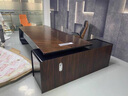 統塔（TONGTA）老板桌總裁桌簡(jiǎn)約現代高檔時(shí)尚大班臺經(jīng)理桌辦公室大氣老板辦公桌 2米老板桌 曬單實(shí)拍圖