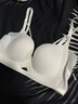 mybody輕奢品牌女士內衣女性感純欲小胸聚攏防下垂收副乳無痕文胸罩套裝 膚色單件 【性感聚攏1cm】 70A 70B (建議32B) 曬單實拍圖