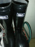 回力雨鞋男士款时尚雨靴户外防水不易滑耐磨HL8075中筒黑色40码 实拍图