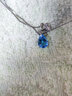 rarebeauty【三八女神節禮物送女友老婆】海洋之心藍托帕石寶石項鏈女士水晶 順豐可刻字-925鏈+3.3克拉托帕石 曬單實(shí)拍圖