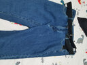 AEMAPE蘋(píng)果男裝純棉春夏薄款男士牛仔褲寬松中腰直筒中老年經(jīng)典全棉父親 【厚款】淺藍色（不加絨） 36  ( 2尺8) 曬單實(shí)拍圖