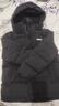 左西女童羽絨服2025新款冬季保暖兒童三防抗菌白鴨絨連帽面包服冬 黑色【高充絨抗菌絨】 150 【充絨量：153g】 曬單實(shí)拍圖