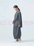 無(wú)印良品（MUJI）IDEE 女式 漢麻混平紋襯衫女士襯衣內(nèi)搭長(zhǎng)袖25年春季女裝GA31CC5S 炭灰色 M （155/80A） 曬單實(shí)拍圖
