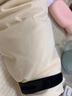 太平鳥(niǎo)女裝羽絨服短款撞色冬連帽保暖面包服寬松時(shí)尚外套 白色 S 曬單實(shí)拍圖