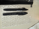 三菱（Uni）UMN-S-05小濃芯按動(dòng)式中性筆濃墨黑科技0.5mm學(xué)生考試專(zhuān)用筆黑色水筆速干簽字筆 黑桿黑芯【5支裝】 曬單實(shí)拍圖