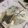 落筆江南異形蝴蝶明信片古風(fēng)書法治愈創(chuàng)意賀卡片墻面裝飾國風(fēng)書簽 落筆江南-盒裝30張 曬單實拍圖
