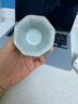 豐子汝窯茶杯臺灣茶碗主人杯開(kāi)片功夫茶具陶瓷天青色高檔品茗杯釉高端 八方杯70ml1只 曬單實(shí)拍圖
