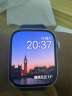 Apple/苹果 Watch Series 9 智能手表GPS+蜂窝款45毫米银色铝金属表壳风暴蓝色运动型表带M/L MRP93CH/A 实拍图