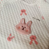 承承鹿嬰兒夾棉保暖上衣男女寶寶無(wú)骨卡通可愛(ài)老虎圖案打底內衣a類(lèi)秋冬 D05小兔子粉 59 (M) 建議7-12斤寶寶穿 曬單實(shí)拍圖