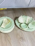 器樹(shù)碗套裝輕奢高溫釉下彩喬遷送禮陶瓷碗盤(pán)餐具奶油風(fēng)餐具整套 4人食18件配湯碗【禮盒裝】 18頭 曬單實(shí)拍圖