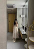 與欣碎花連衣裙子夏天女裝2024夏季新款溫柔氣質(zhì)仙女收腰中長款吊帶裙 粉色吊帶裙（單件） L 曬單實拍圖