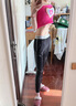 CHUU愛心毛絨針織背心女2025冬季新品小個(gè)子甜美辣妹刺繡毛衣抹胸 深玫紅 00 曬單實(shí)拍圖