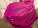 洲克（ZOKE）親子裝女士連體三角女童專(zhuān)業(yè)游泳訓練溫泉度假戲水學(xué)生競速泳衣女 玫紅 150 -68-58（16） 曬單實(shí)拍圖