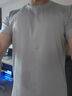 MECBEAR肌肉健身純色運動(dòng)休閑短袖T恤 夏季男士跑步訓練服速干圓領(lǐng)緊身衣 灰色 XL【建議140-160斤】 曬單實(shí)拍圖
