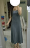 禾戀淑吊帶連衣裙女純欲裙子2026夏季新款顯瘦遮肚子氣質(zhì)長(cháng)裙到腳踝顯瘦 吊帶長(cháng)裙【灰色】 M 【建議95-105斤】 曬單實(shí)拍圖