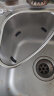 拜杰三角水槽过滤网不锈钢厨房用具多功能下水道剩菜残渣漏置物架 实拍图