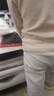 真維斯童裝兒童褲子春秋款2025新款男童純色校服長(zhǎng)褲加絨女童運(yùn)動(dòng)褲秋裝衛(wèi)褲 【加絨款】灰/J純色 130 曬單實(shí)拍圖