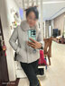 恒源祥真皮羽絨服女短款2025新款冬季女款小個(gè)子加厚綿羊皮皮衣皮草外套 淺灰色【氣質(zhì)百搭】 M [建議90-105斤] 曬單實(shí)拍圖
